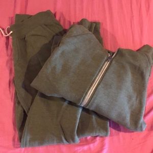 Alternative Apparel green sweatsuit size small